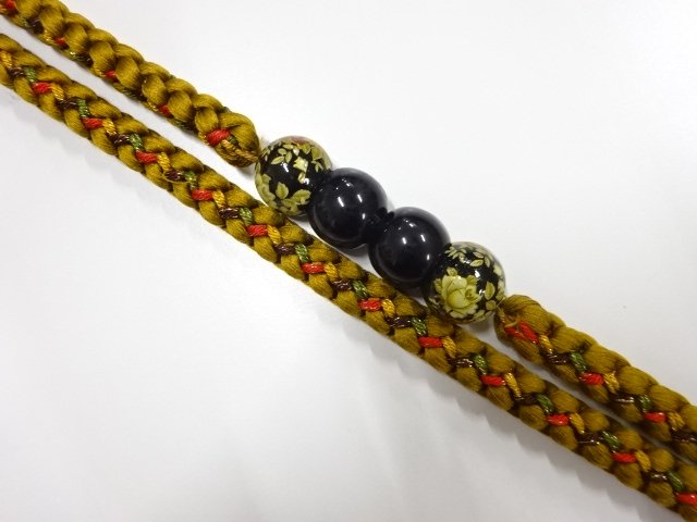 JAPANESE KIMONO / HAND-TIED OBIJIME CORD  FOR FURISODE